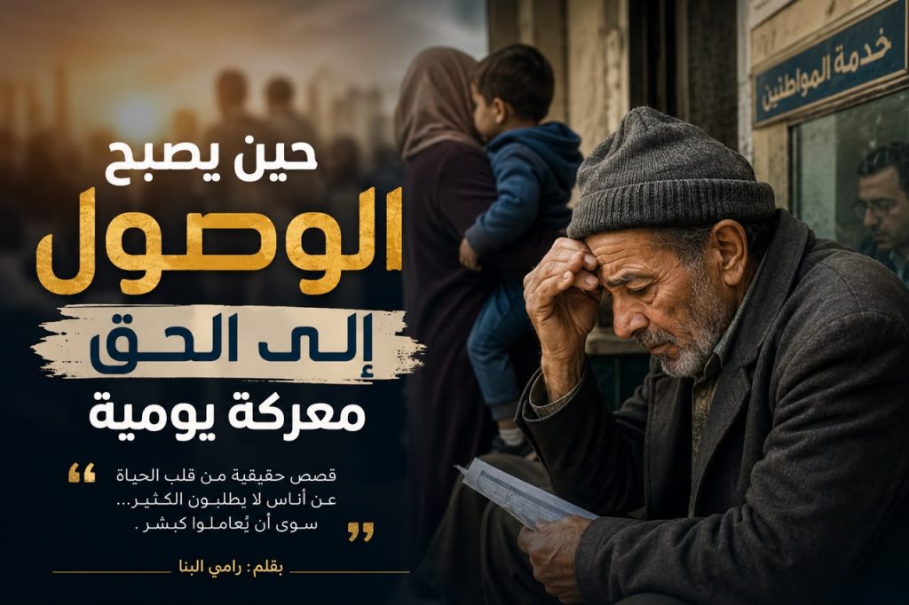 حين يصبح الوصول إلى الحق معركة يومية